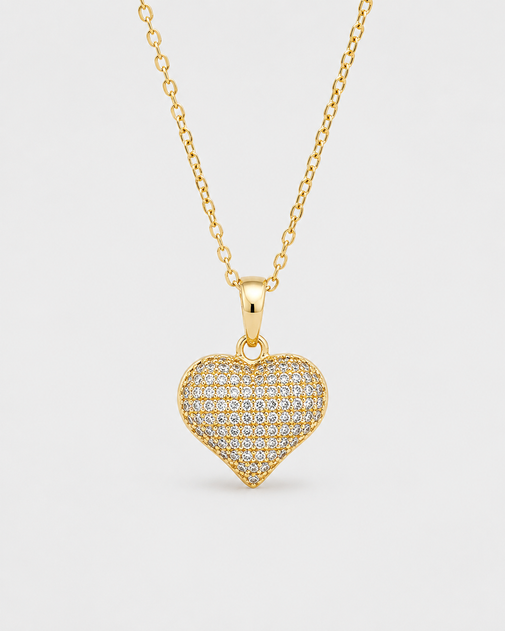HERLUX Pavé Heart Pendant
