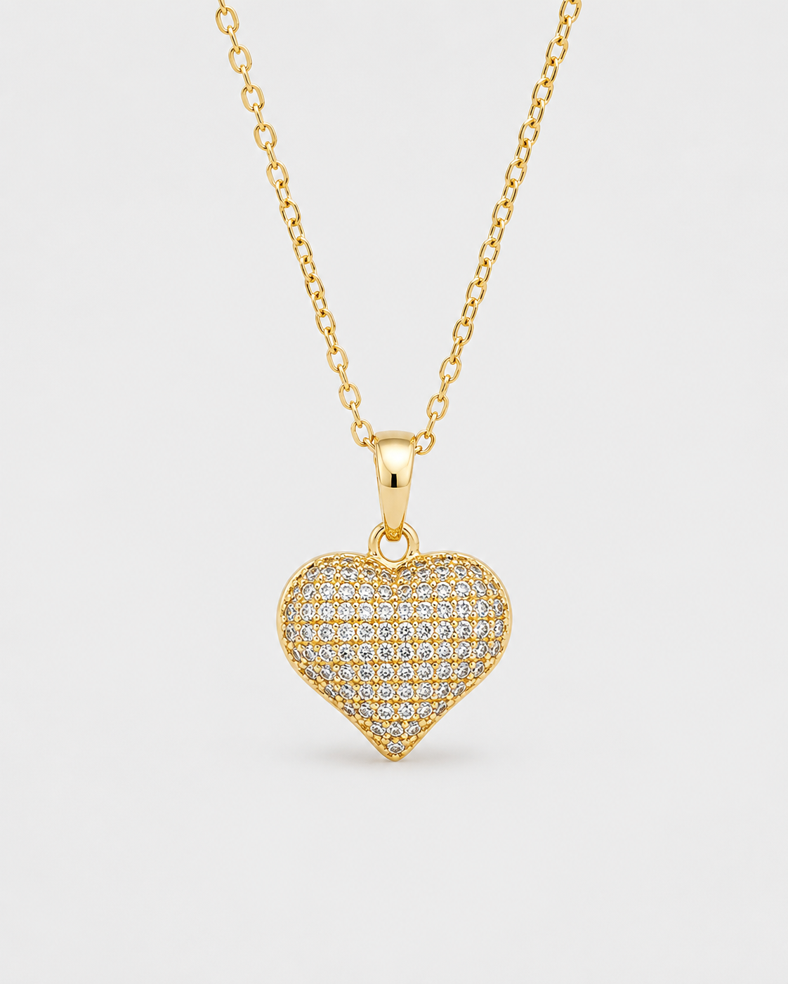 HERLUX Pavé Heart Pendant