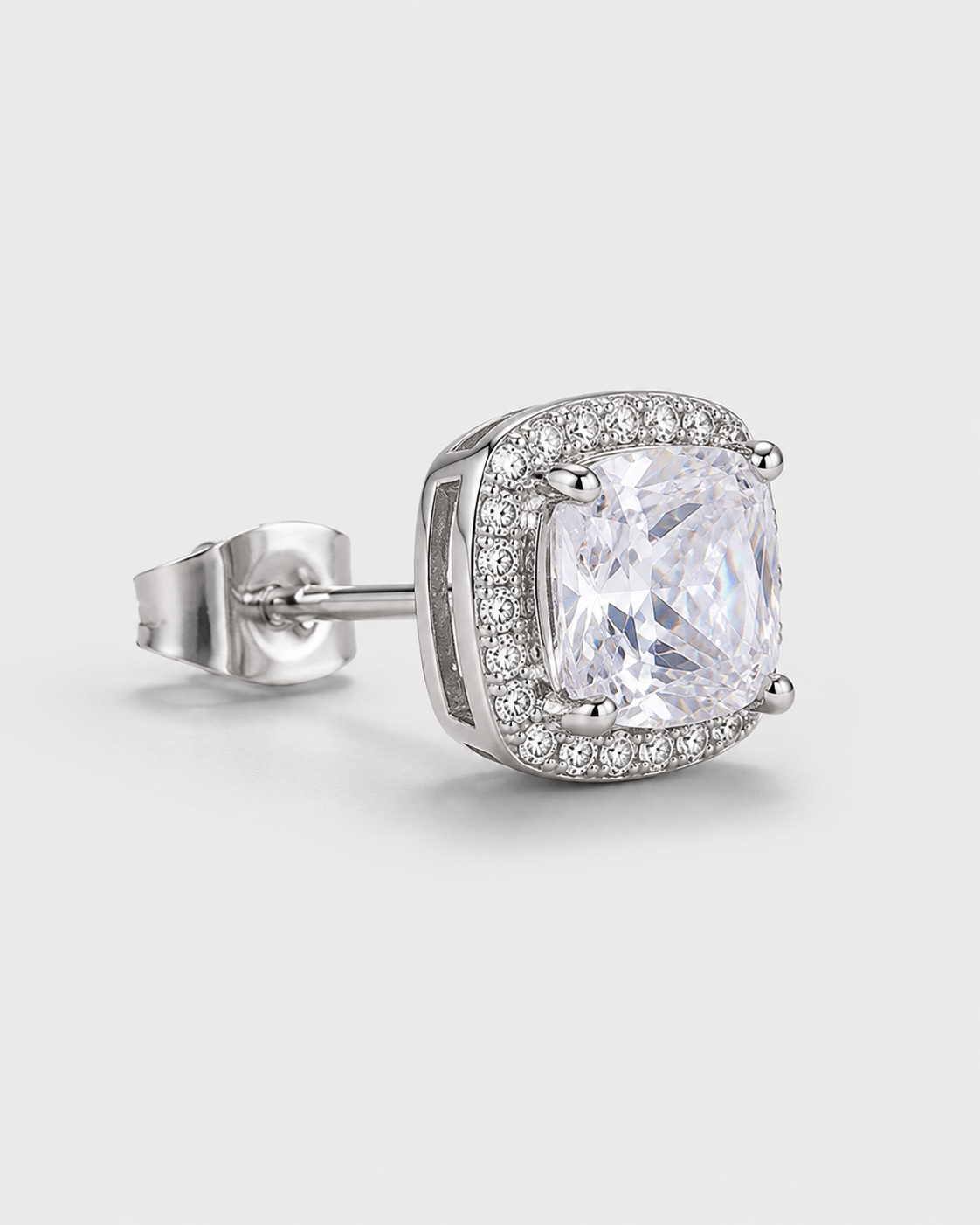 Herlux Celeste Cushion Stud Earrings