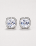Herlux Celeste Cushion Stud Earrings