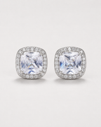 Herlux Celeste Cushion Stud Earrings