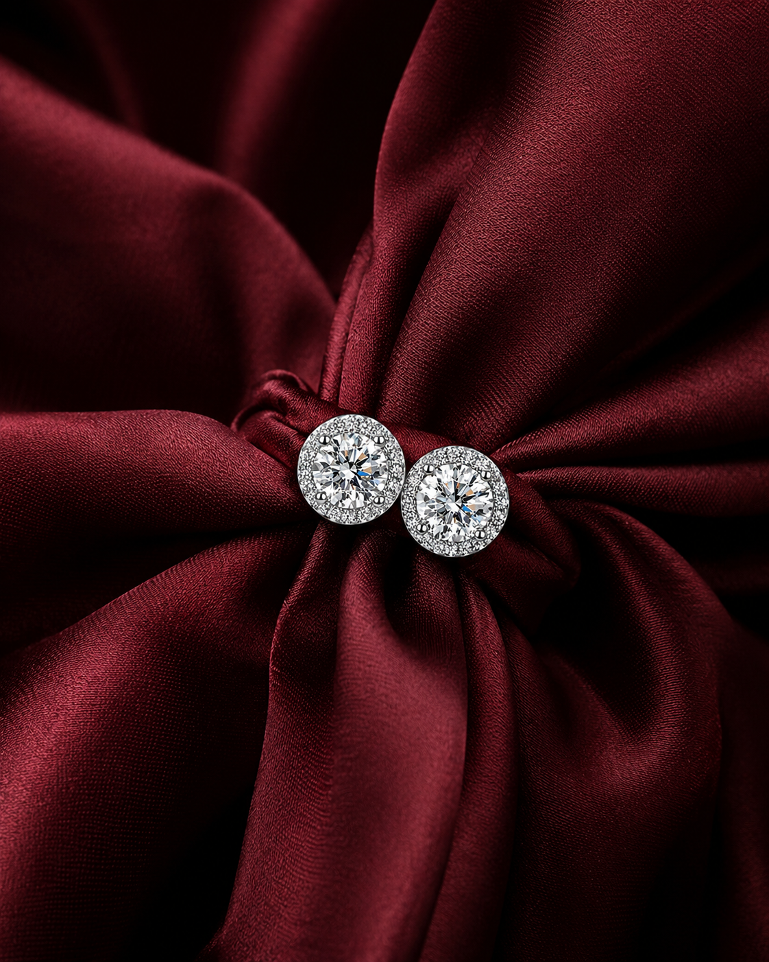Herlux Halo Radiance Stud Earrings
