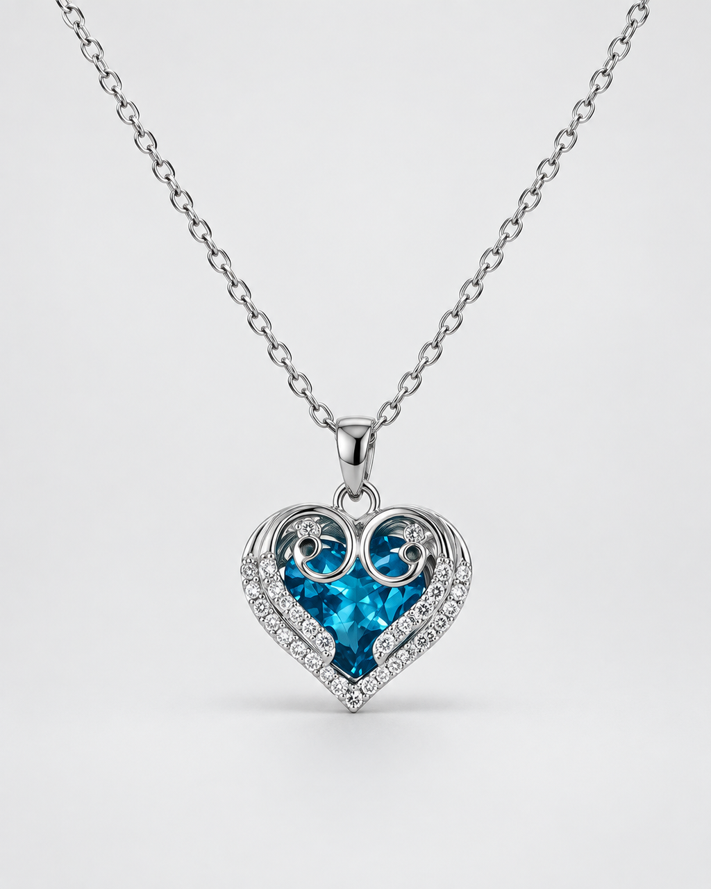 Herlux Azure Heart Pendant