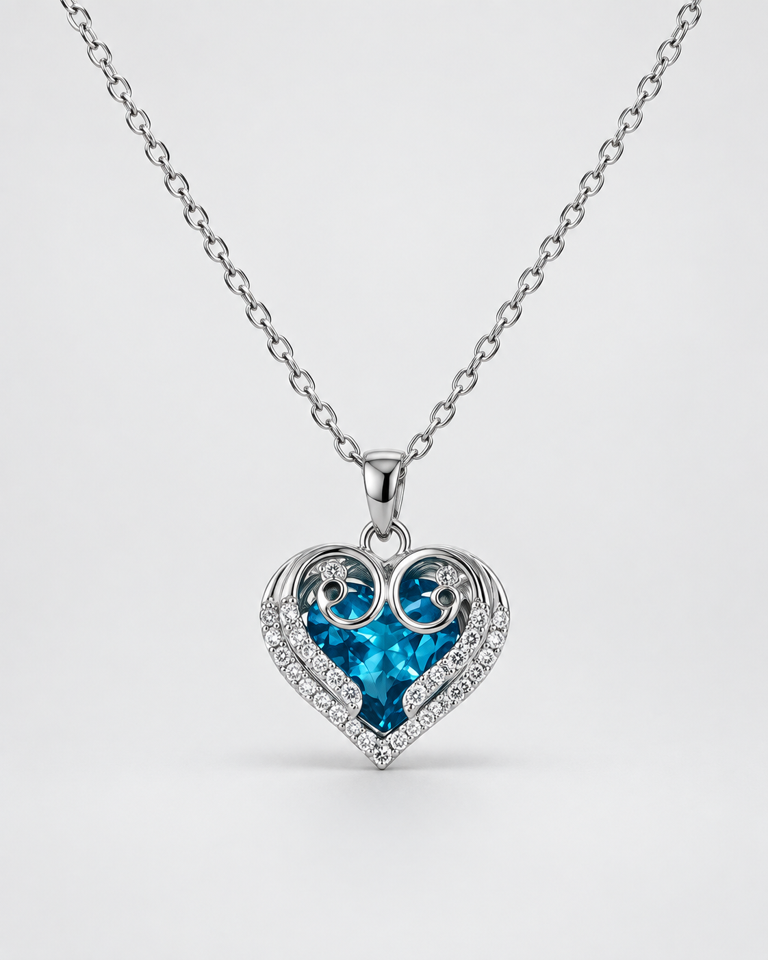 Herlux Azure Heart Pendant