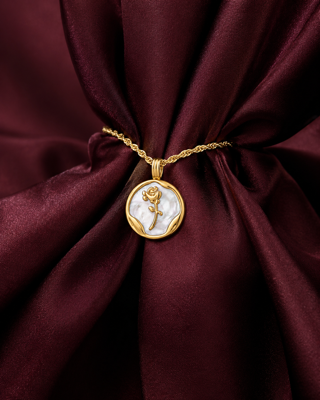 Herlux Rose Pearl Pendant