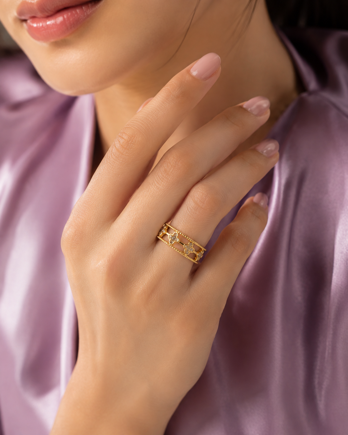 Herlux Fleur Éclat Ring