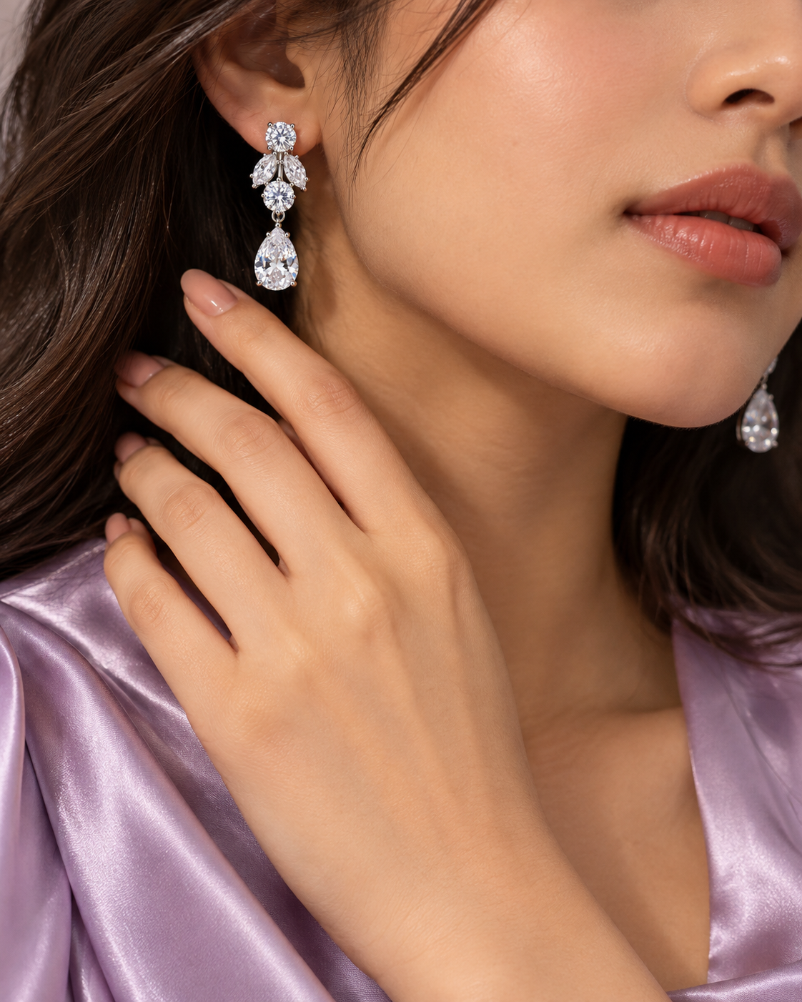 Herlux Éclat Cascade Earrings