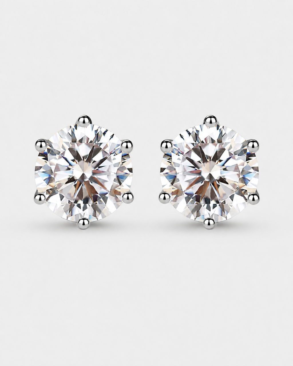 Herlux Lumière Solitaire Stud Earrings