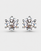 Herlux Lumière Solitaire Stud Earrings
