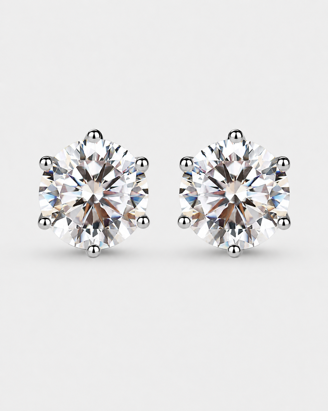 Herlux Lumière Solitaire Stud Earrings