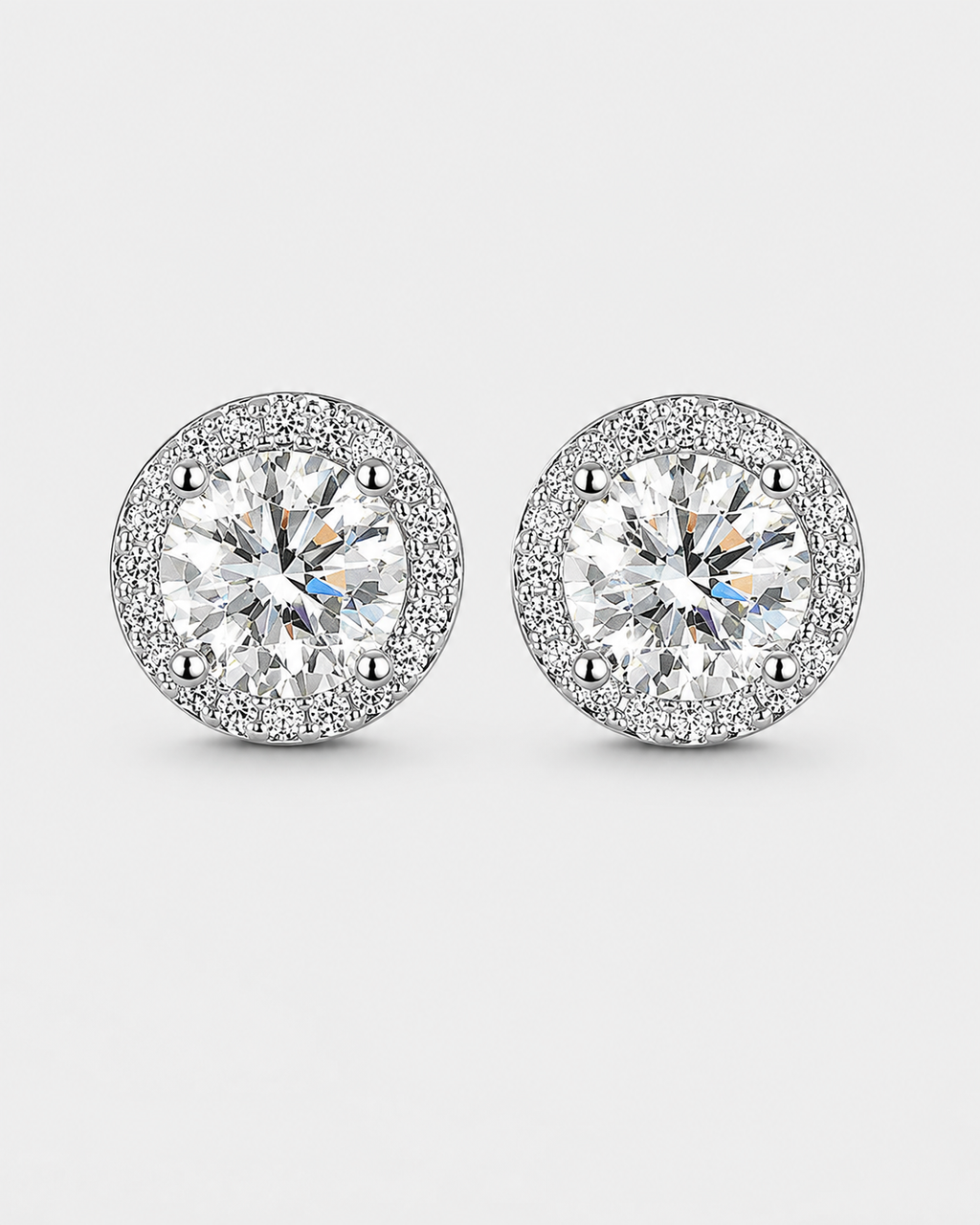Herlux Halo Radiance Stud Earrings