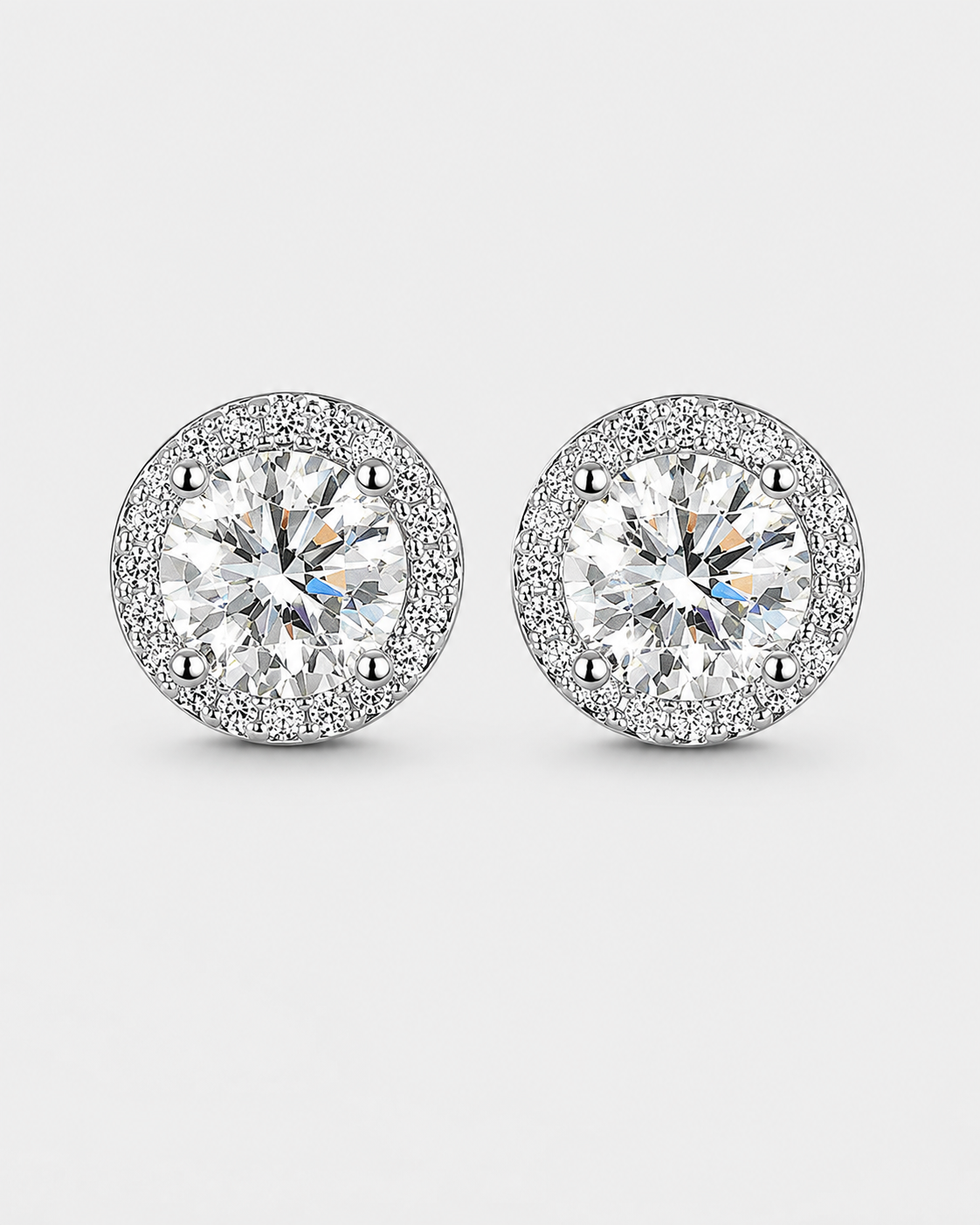 Herlux Halo Radiance Stud Earrings