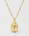 Herlux tulip pendant necklace