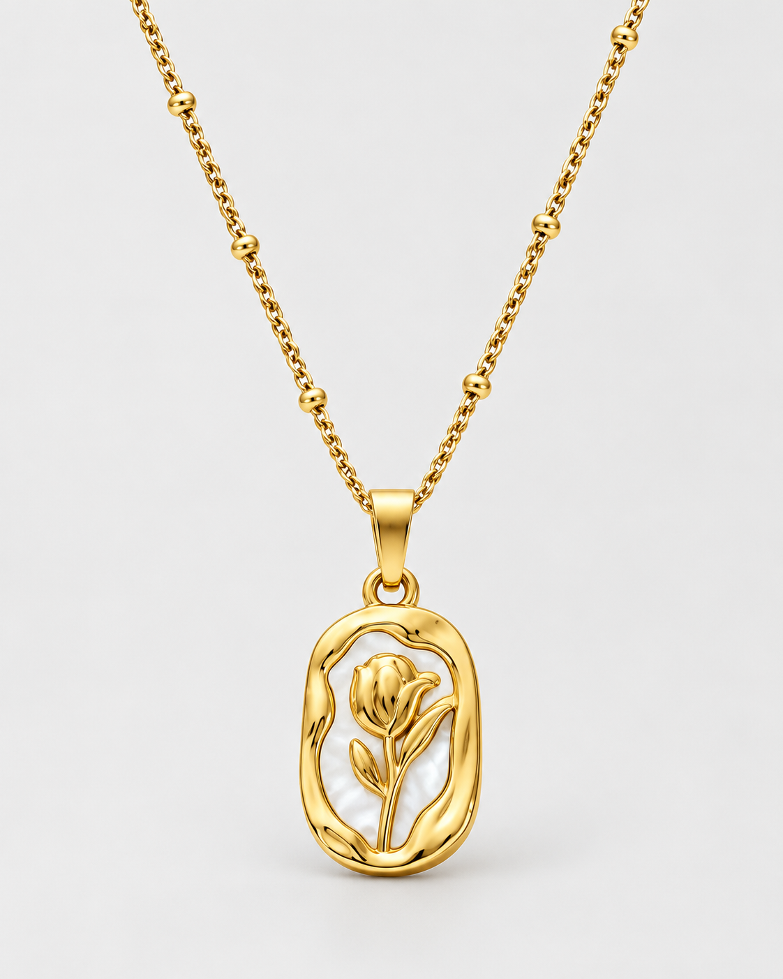 Herlux tulip pendant necklace