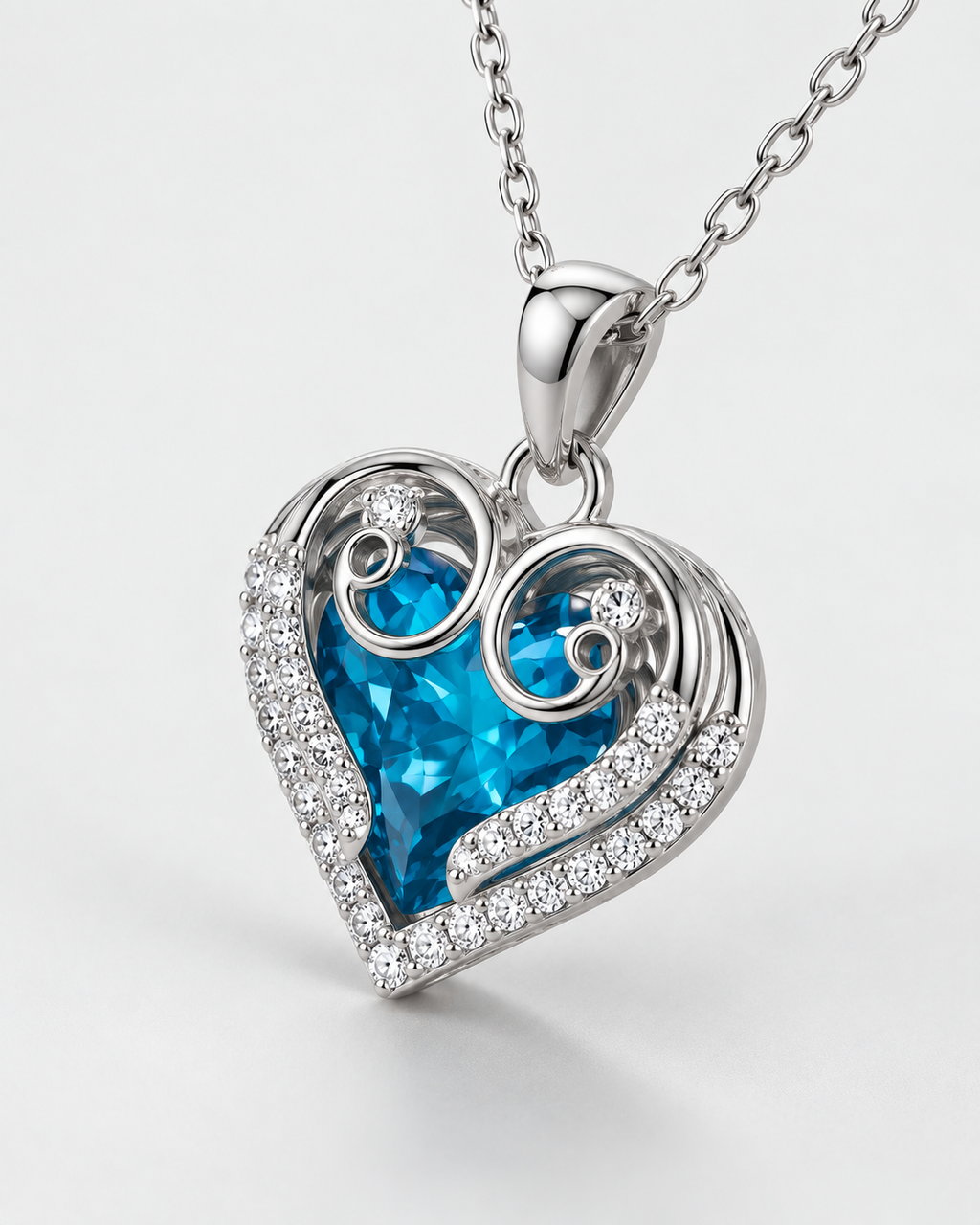 Herlux Azure Heart Pendant