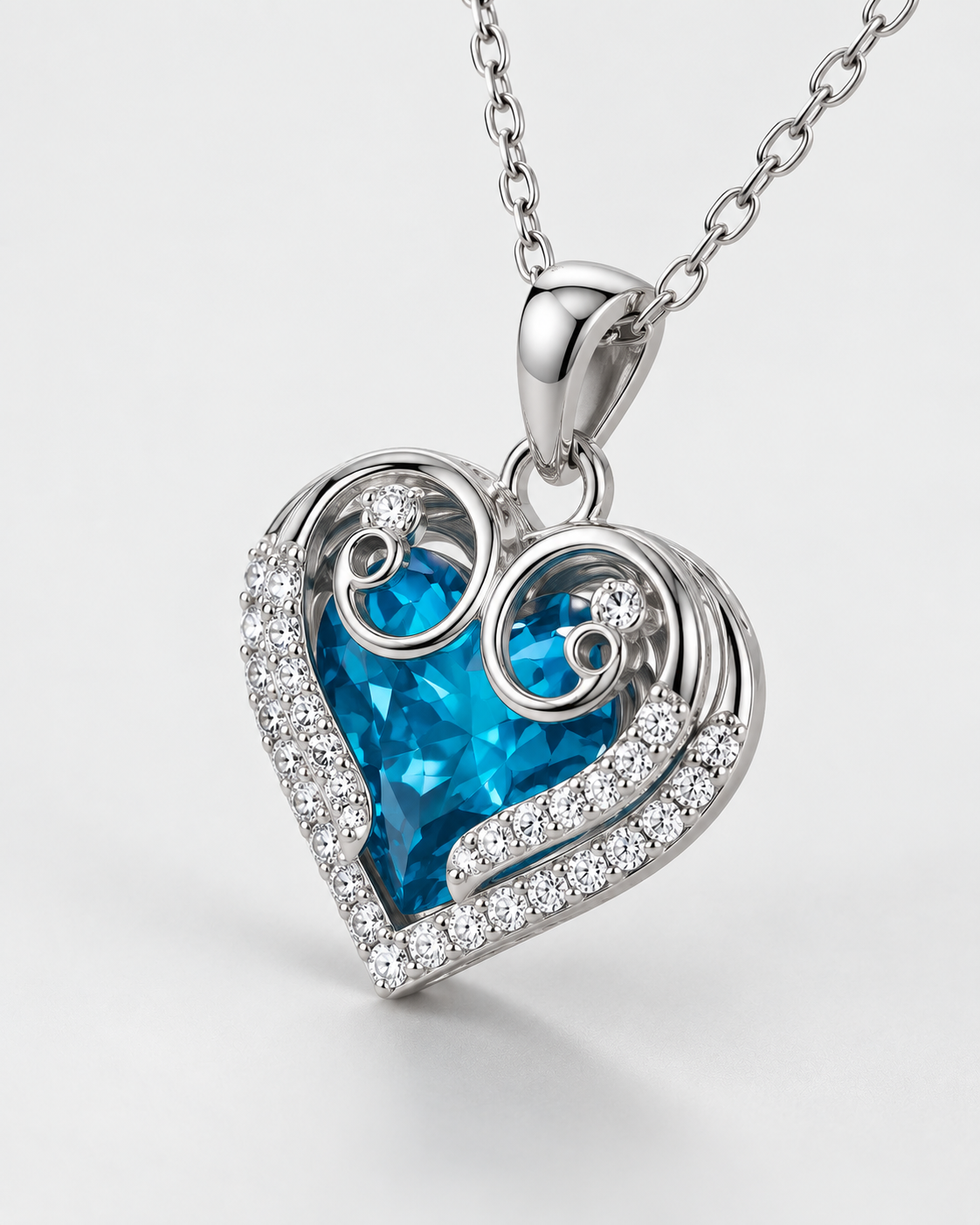 Herlux Azure Heart Pendant