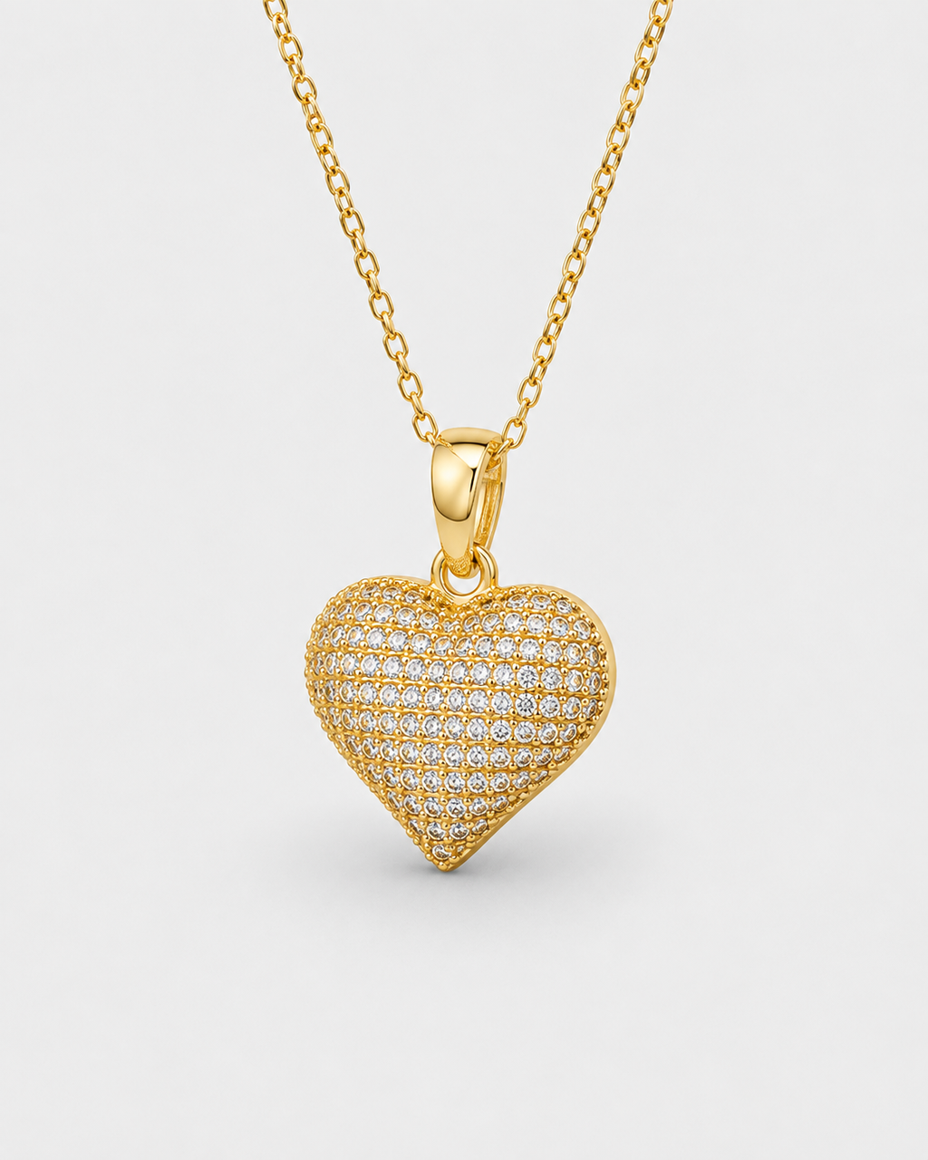 HERLUX Pavé Heart Pendant