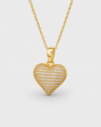 HERLUX Pavé Heart Pendant