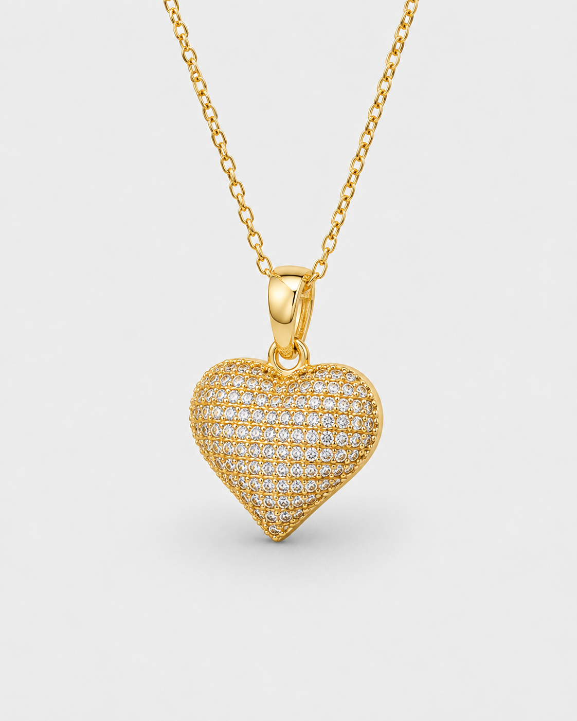 HERLUX Pavé Heart Pendant
