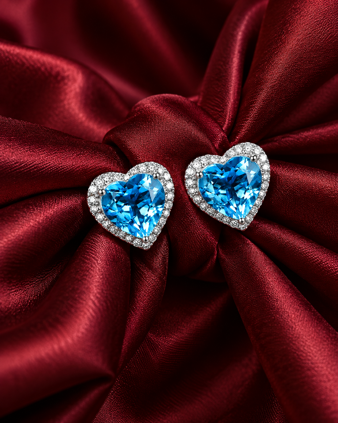 Herlux Heart Studs