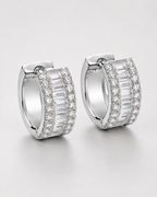 Herlux Royale Baguette Huggie Earrings
