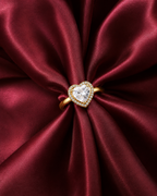 HERLUX Gold Heart Ring