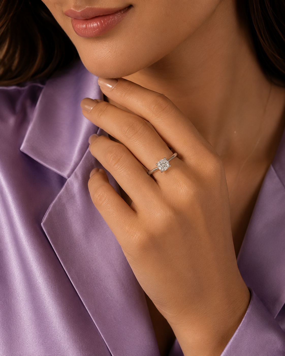 Herlux Solara Solitaire Ring