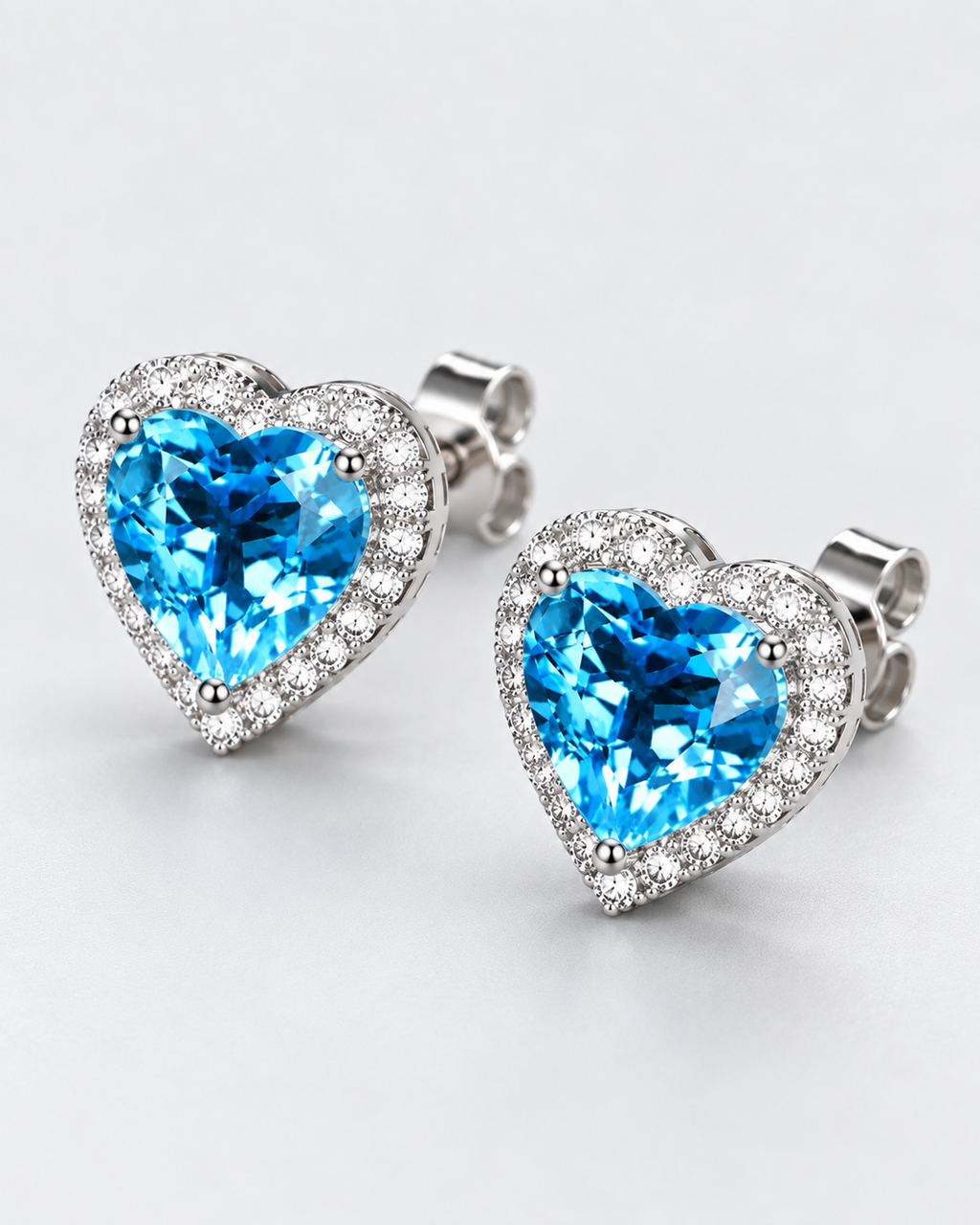 Herlux Heart Studs