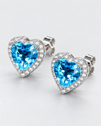 Herlux Heart Studs