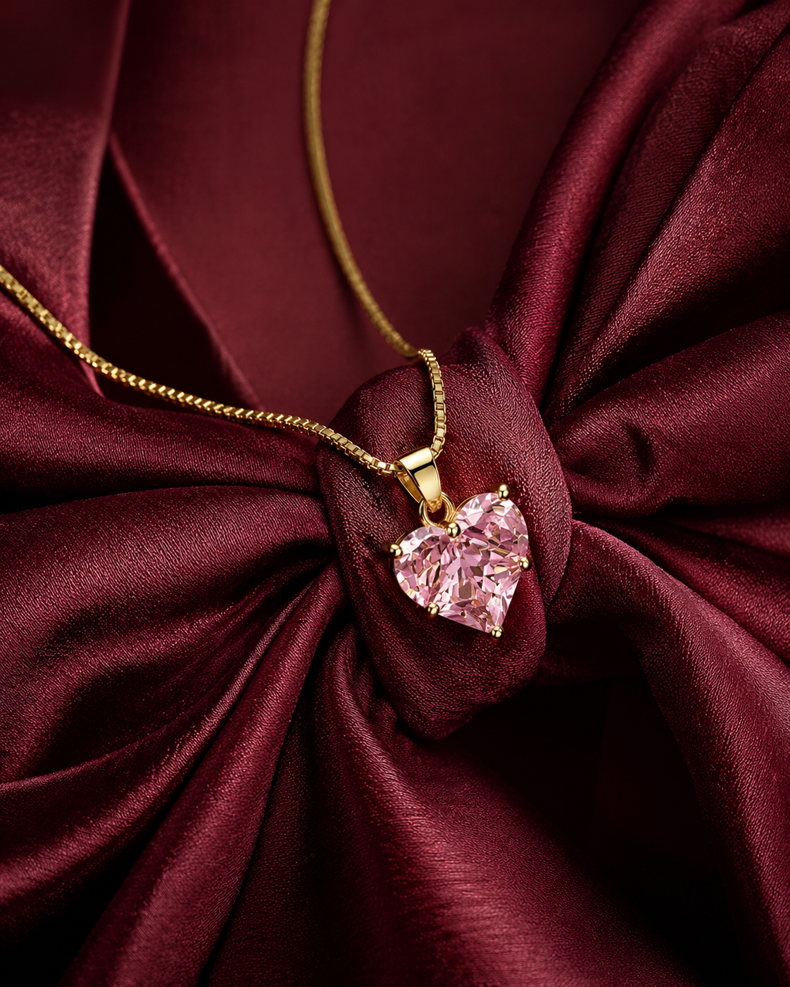 Herlux Rosé Heart Pendant