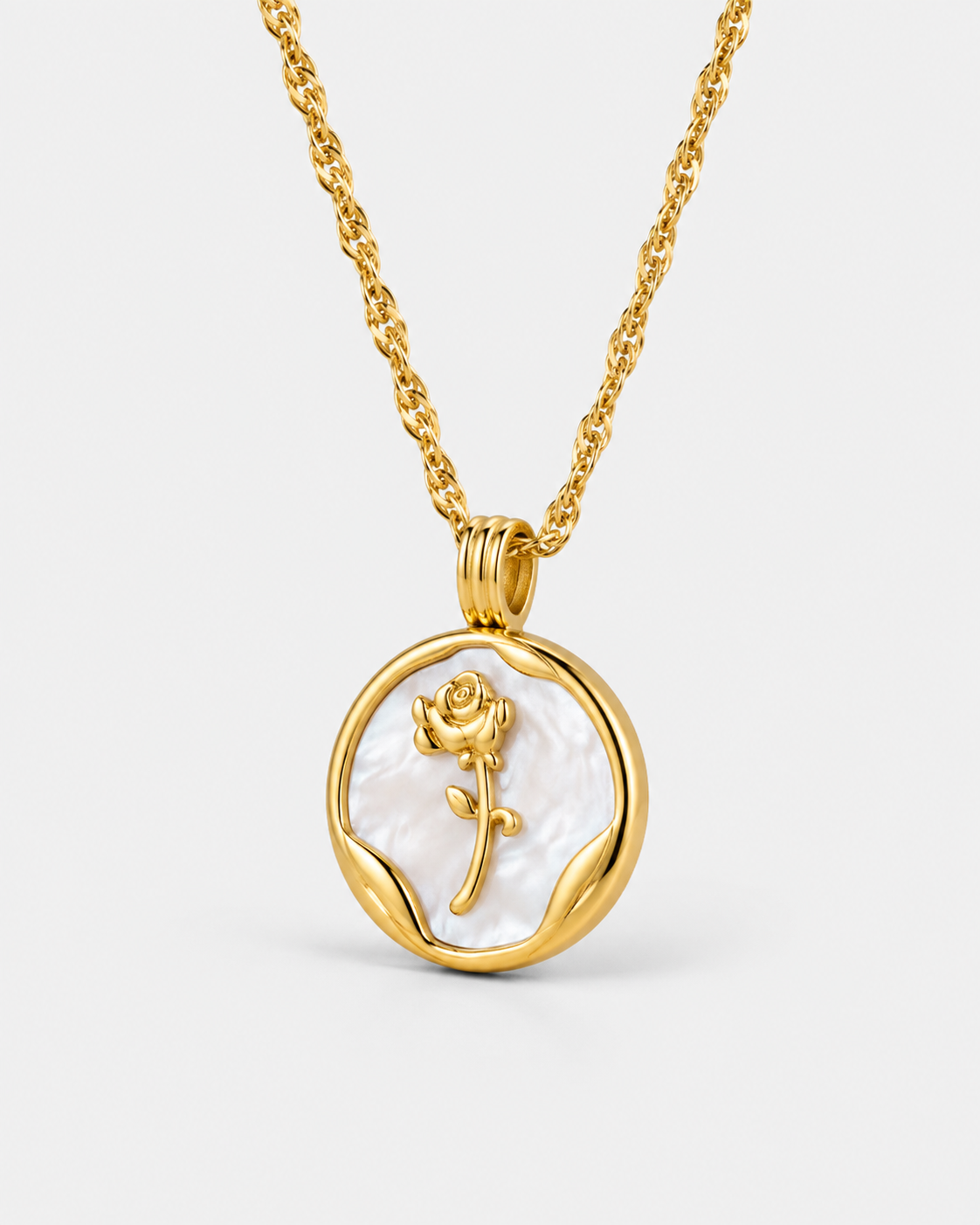 Herlux Rose Pearl Pendant