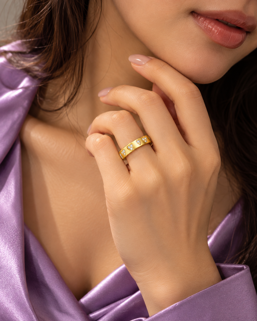 Herlux Amour Heart Ring